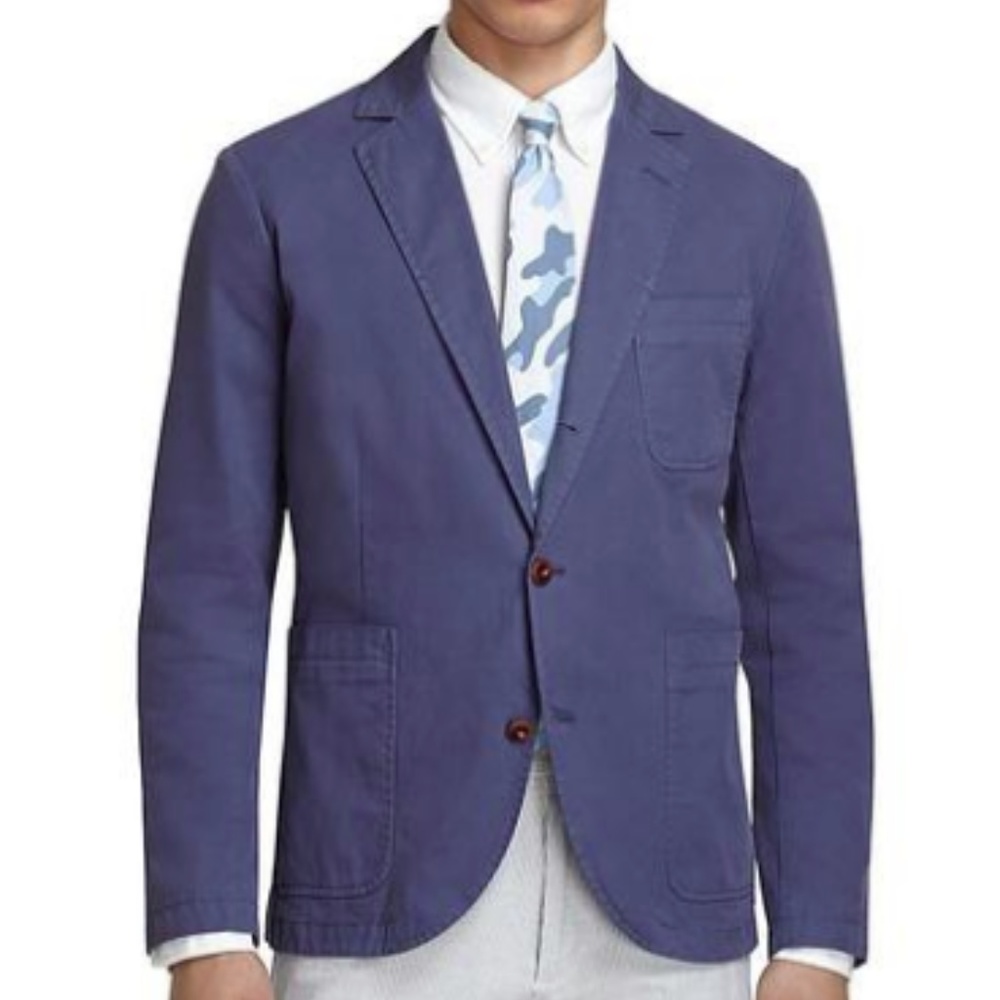 Brooks Brothers Indigo Jacket/Blazer Men's L